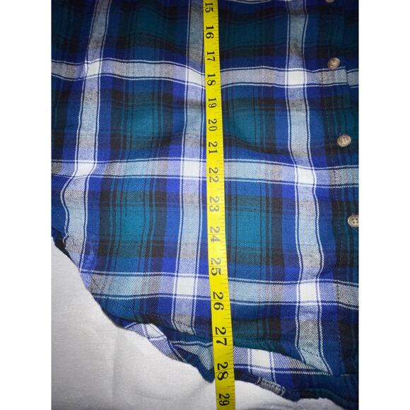 Ambiance Cotton / Rayon Plaid Shirt - Women's‎ Size 1XL - Very Soft! - Picture 6 of 7